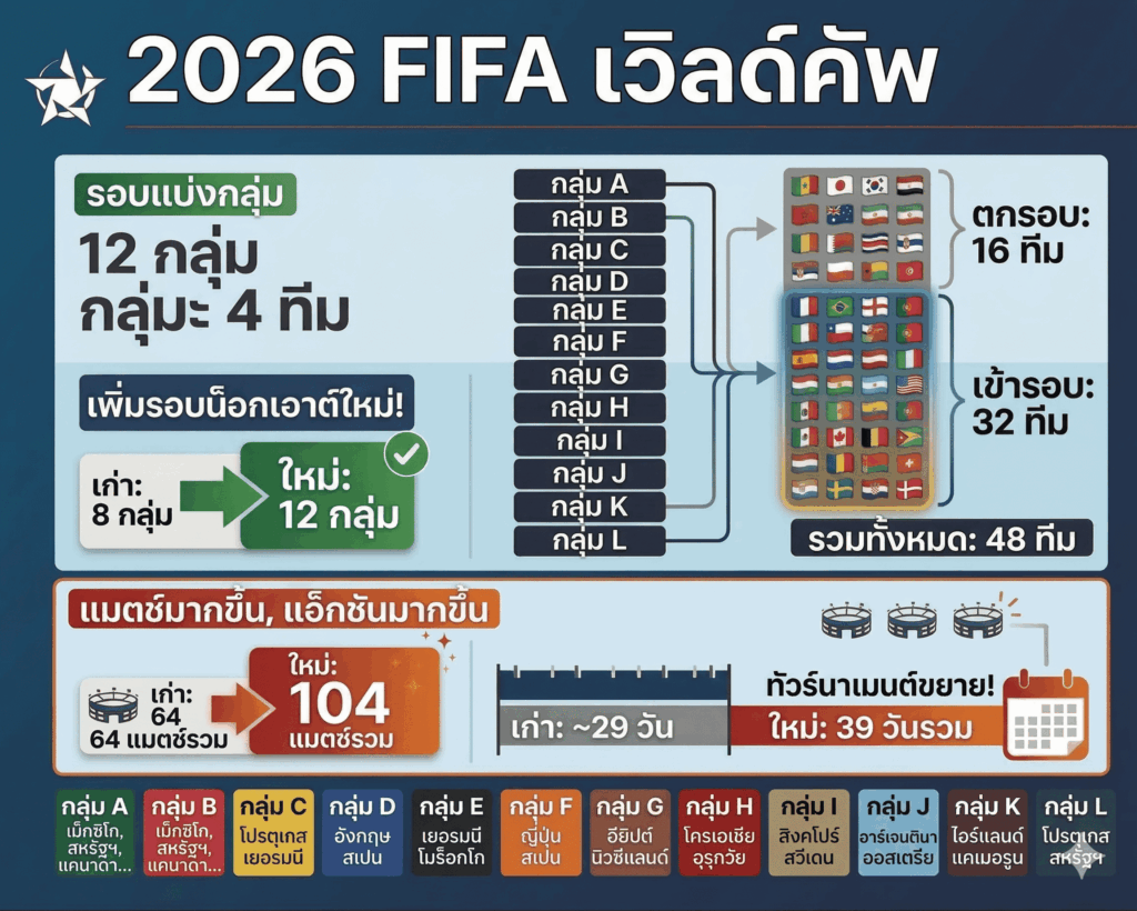 2026 fifa world cup กติกาฟุตบอล